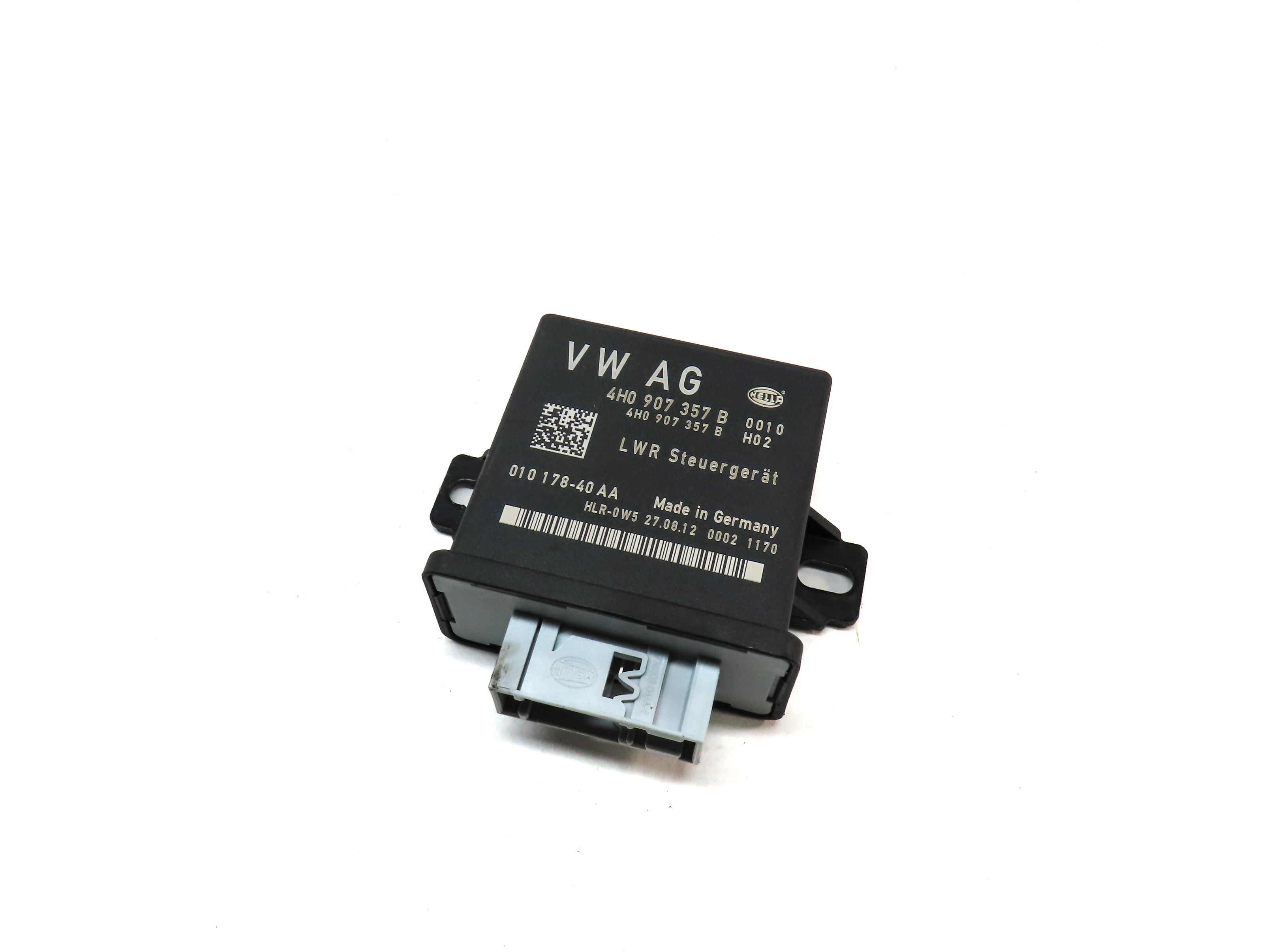 2013 AUDI A6 (C7) XENON HEADLIGHT RANGE CONTROL MODULE 4H0907357B — exact item pictured